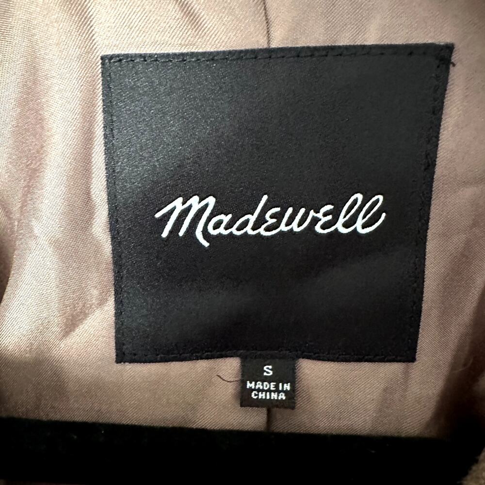 Madewell Belrose Wool Shirt Jacket Faded Birch - Picture 8 of 8